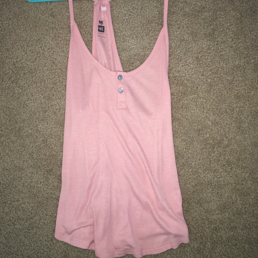 Pink tank top